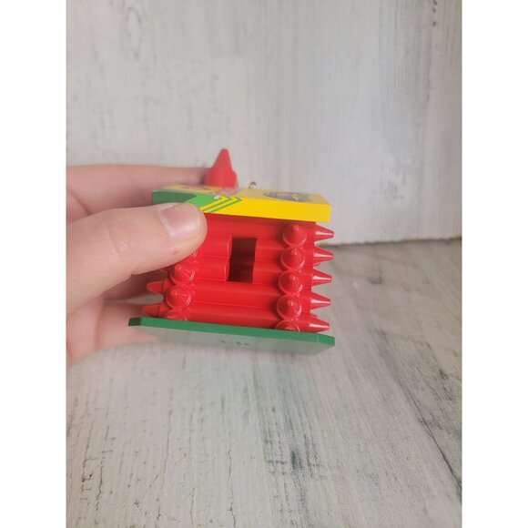 Hallmark colorful Schoolhouse Crayola ornament xmas - Picture 6 of 7